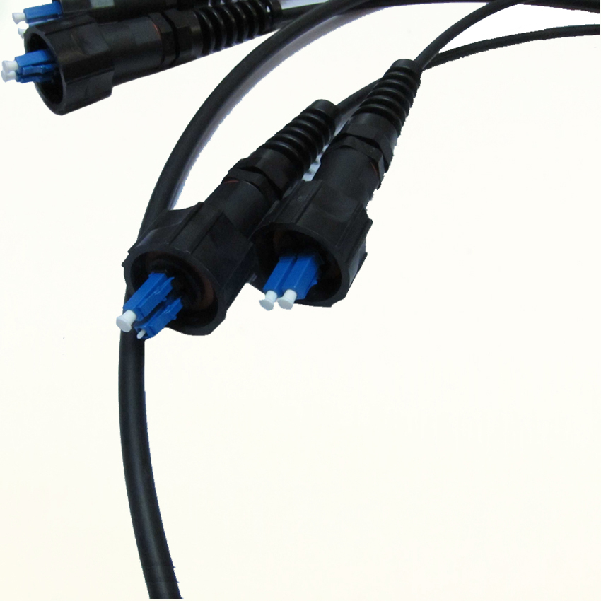 4 Fibers IP68 Harsh Environment ODC Socket Patch Cord